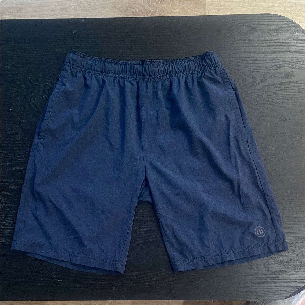 Travis Mathew Navy Athletic Shorts